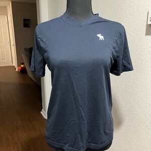 Abercrombie Kids Dark Blue V-Neck Tee